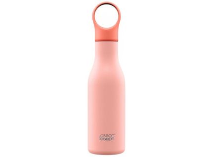 Korálově růžová nerezová termoláhev Loop 500 ml
