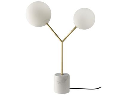 Bílá stolní lampa Angel Cerdá No. 8050
