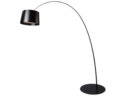 Černá kovová stojací lampa Angel Cerdá No. 8064, 214 cm