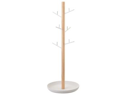 Bílý kovový stojan na šperky Yamazaki Tosca 35,5 cm