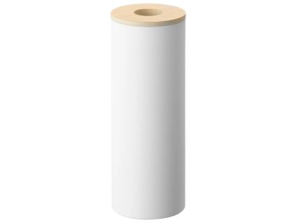 Bílý kovový box na ubrousky Yamazaki Rin 9,2 cm