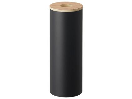 Černý kovový box na ubrousky Yamazaki Rin 9,2 cm