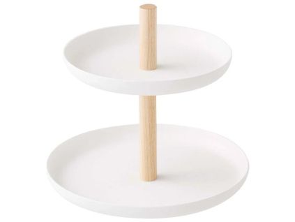 Bílý kovový stojan na šperky Yamazaki Tosca 15 cm
