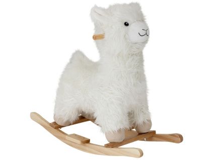 Bílá houpací lama Bloomingville Kinto
