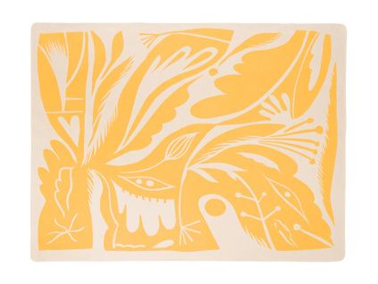 Béžovo-žlutý pléd Lino 200 x 165 cm