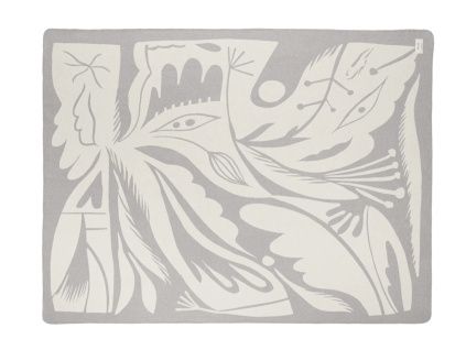 Béžovo-šedý pléd Lino 200 x 165 cm