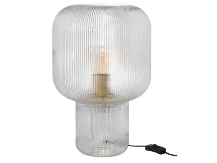 Skleněná stolní lampa J-line Gasina 29 cm