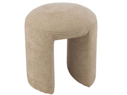 Béžová čalouněná stolička J-line Tammy 44 cm