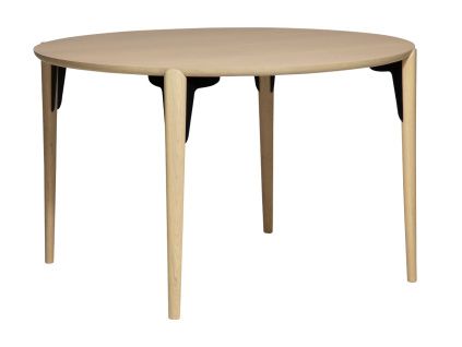 Dubový kulatý jídelní stůl DAN-FORM Paragon 122 cm