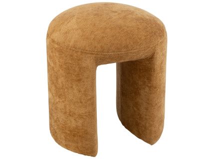 Okrově žlutá čalouněná stolička J-line Tammy 44 cm