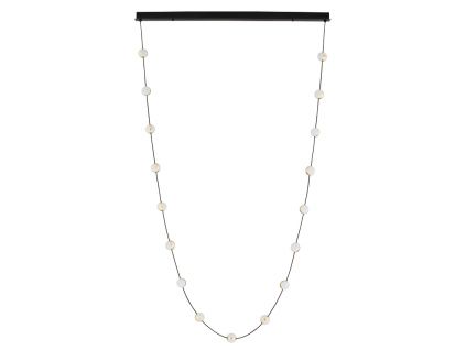 Kovové závěsné LED světlo Nova Luce Alcinoe 127 cm