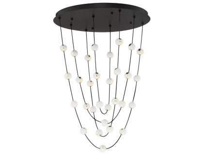 Kovové závěsné LED světlo Nova Luce Alcinoe 84 cm