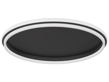 Černé kovové stropní LED světlo Nova Luce Willow 60 cm