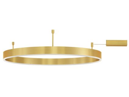 Zlaté kovové stropní LED světlo Nova Luce Motif 80 cm