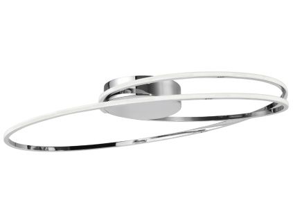 Stříbrné stropní LED světlo Nova Luce Viarregio 60 cm