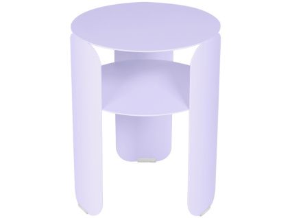 Fialový kovový zahradní odkládací stolek Fermob Bebop 35 cm