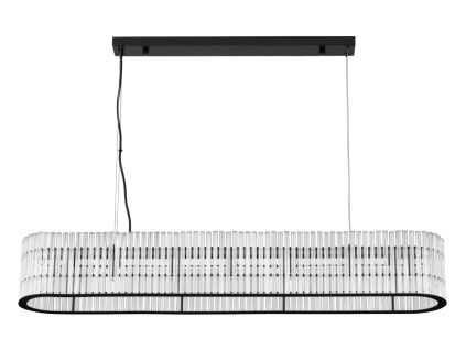 Skleněné závěsné světlo Nova Luce Barok 110 cm