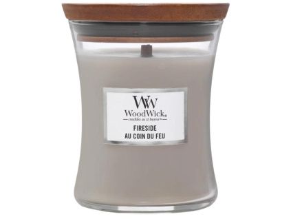 Střední vonná svíčka Woodwick, Fireside