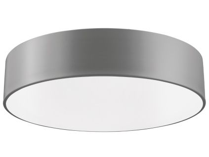Šedé kovové stropní světlo Nova Luce Finezza 50 cm