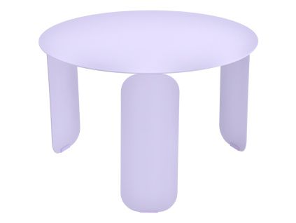 Fialový kovový zahradní konferenční stolek Fermob Bebop 60 cm