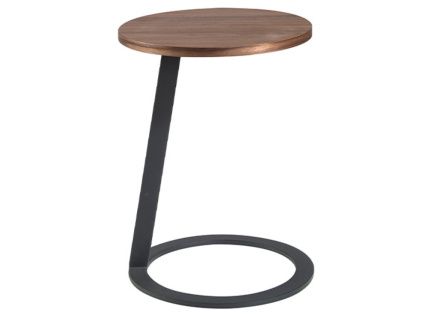 Ořechový odkládací stolek Angel Cerdá No. 2115, 40 cm