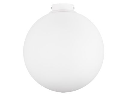 Bílé skleněné stropní světlo Nova Luce Nevoso 30 cm