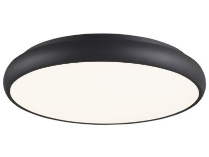 Černé kovové stropní LED světlo Nova Luce Gap 51 cm