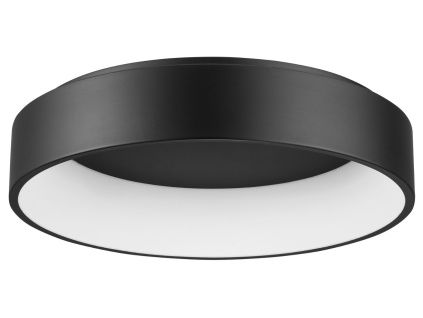 Černé kovové stropní LED světlo Nova Luce Rando 60 cm