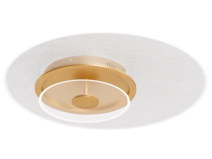 Zlaté kovové stropní LED světlo Nova Luce Copo 60 cm