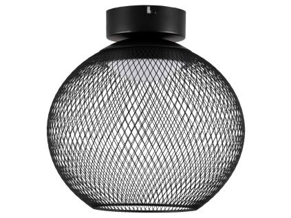 Černé kovové stropní LED světlo Nova Luce Kinetic 30 cm