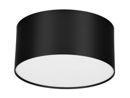 Černé kovové stropní LED světlo Nova Luce Luldo 14 cm