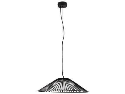Černé závěsné LED světlo Nova Luce Brume 61 cm