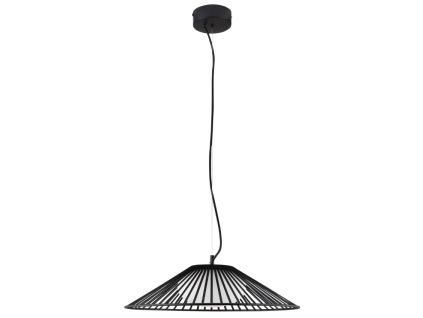 Černé závěsné LED světlo Nova Luce Brume 50 cm