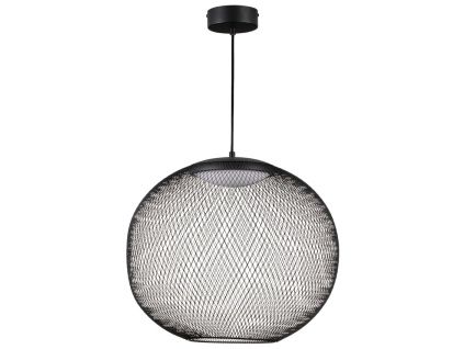 Černé závěsné LED světlo Nova Luce Kinetic 46 cm