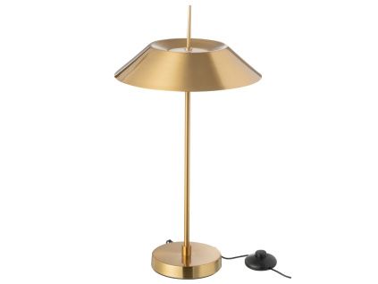 Zlatá kovová stolní LED lampa J-line Zavya
