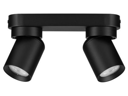 Černé kovové bodové světlo Nova Luce Amecy 22 cm