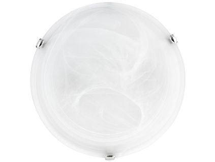 Bílé skleněné stropní světlo Nova Luce Giorno 40 cm