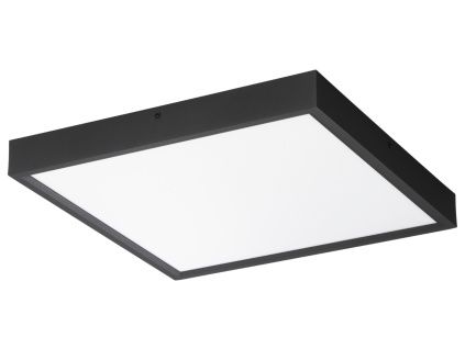 Černé kovové stropní LED světlo Nova Luce Itos 40 x 40 cm