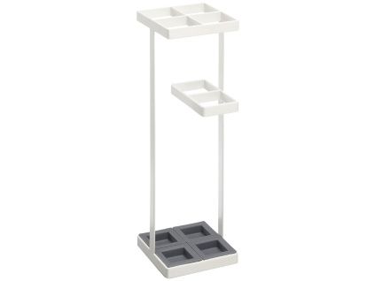 Bílý kovový stojan na deštníky Yamazaki Tower