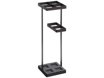 Černý kovový stojan na deštníky Yamazaki Tower