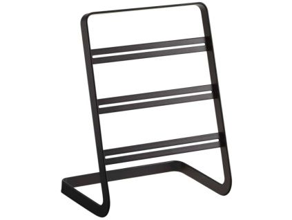 Černý kovový stojan na šperky Yamazaki Tower 21 cm