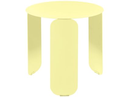 Citronově žlutý kovový zahradní odkládací stolek Fermob Bebop 45 cm