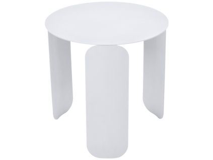 Bílý kovový zahradní odkládací stolek Fermob Bebop 45 cm