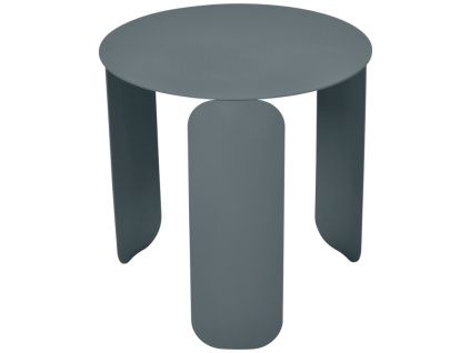 Šedý kovový zahradní odkládací stolek Fermob Bebop 45 cm