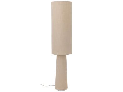 Béžová lněná stojací lampa Bloomingville Emmie 120 cm