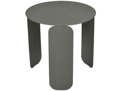 Šedozelený kovový zahradní odkládací stolek Fermob Bebop 45 cm