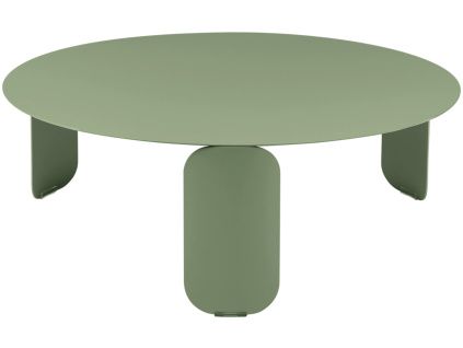 Kaktusově zelený kovový zahradní konferenční stolek Fermob Bebop 80 cm