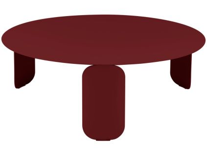 Červený kovový zahradní konferenční stolek Fermob Bebop 80 cm