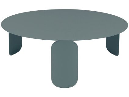 Šedý kovový zahradní konferenční stolek Fermob Bebop 80 cm