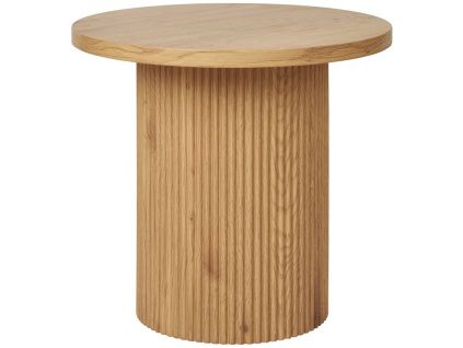 Odkládací stolek Benovia 48 cm s dřevěným dekorem